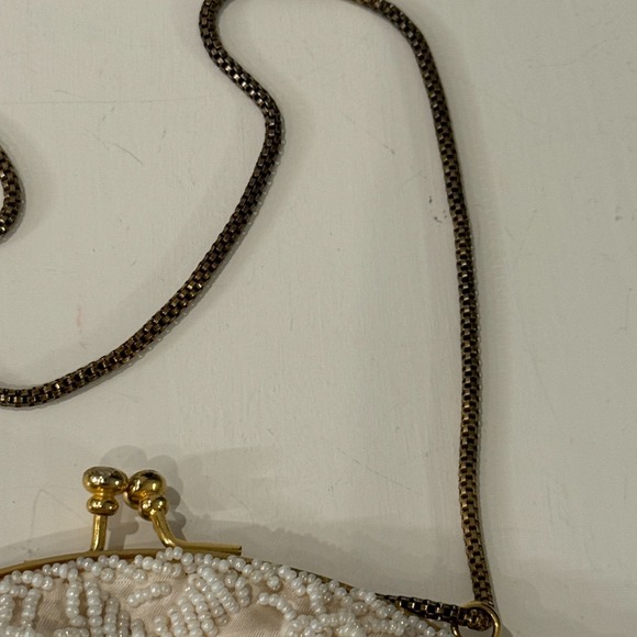 Vintage Handmade Beaded Sequin Wristlet Clutch Evening Purse – Made in Hong Kong - Picture 5 of 12